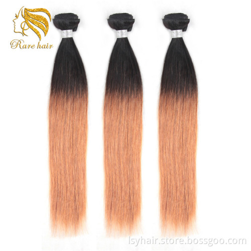 Mixed Colour Hair Idea Two Tone Highlight Hair Weave Color 1B 30 Human Hair Bundles With Middle Part Hand Tied Top Closure